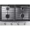 Samsung - 30" Built-In Gas Cooktop with 4 Burners - Stainless Steel