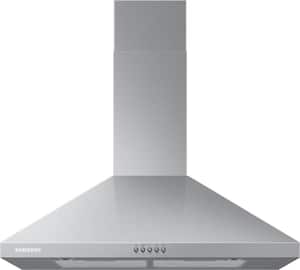 Samsung - 30 inches - Externally Vented & Recirculating - Wall Range Hood - Stainless Steel
