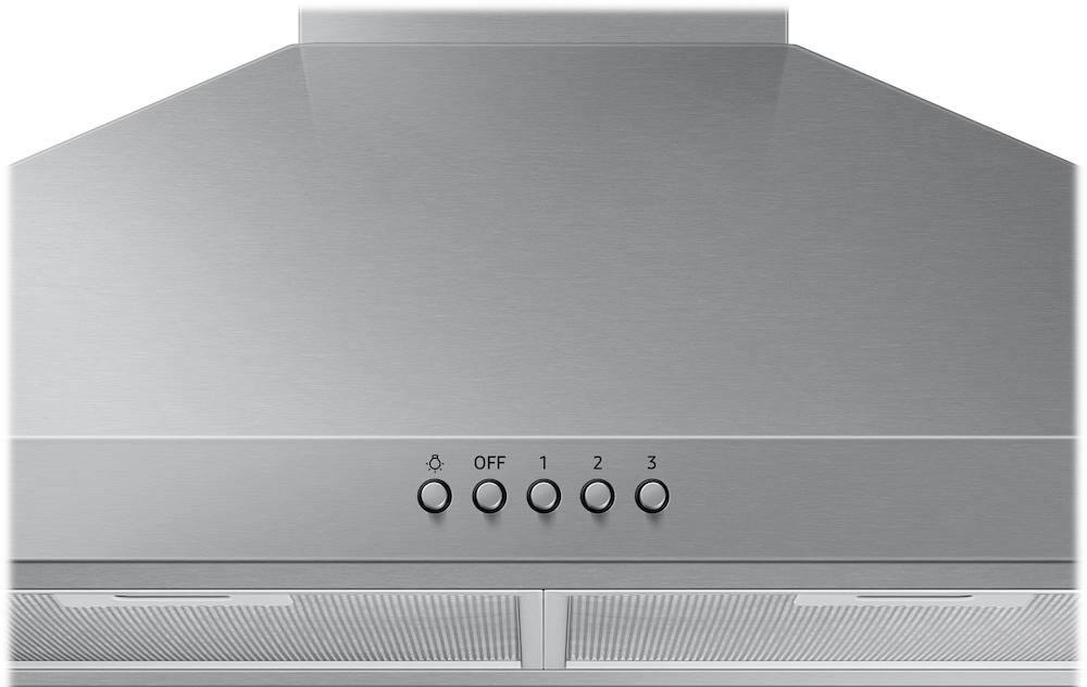 Alt View 12. Samsung - 30" Convertible Range Hood - Stainless steel.