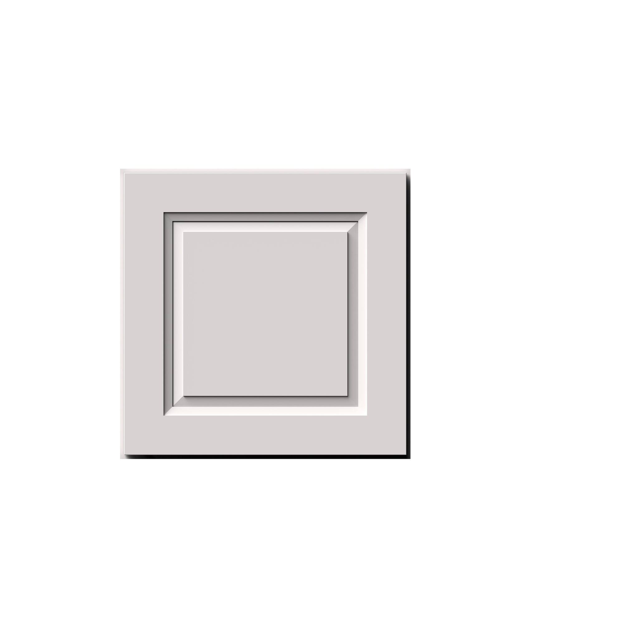 Alt View 1. Boyel Living - 18-in W x 18-in H x 12-in D Shaker RTA Kitchen Wall Cabinet with Soft-Close Doors - Glacier White.