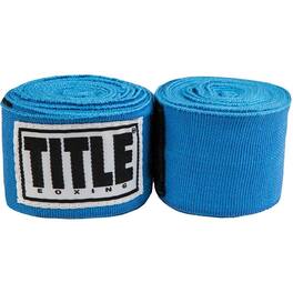 TITLE Boxing - 180" Semi Elastic Mexican Handwraps - Turquoise