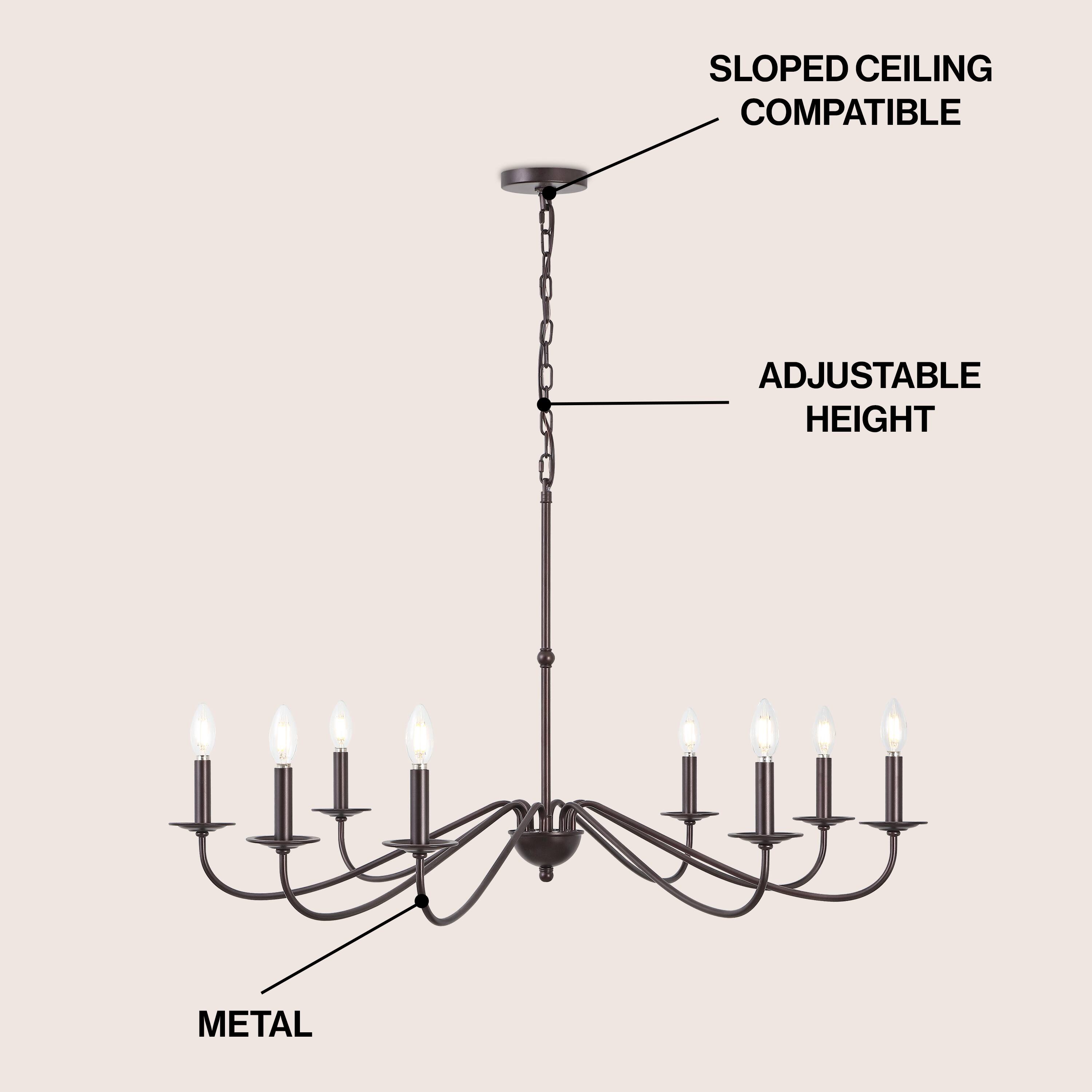 SLOPED CEILING COMPATIBLE  
ADJUSTABLE HEIGHT  
METAL