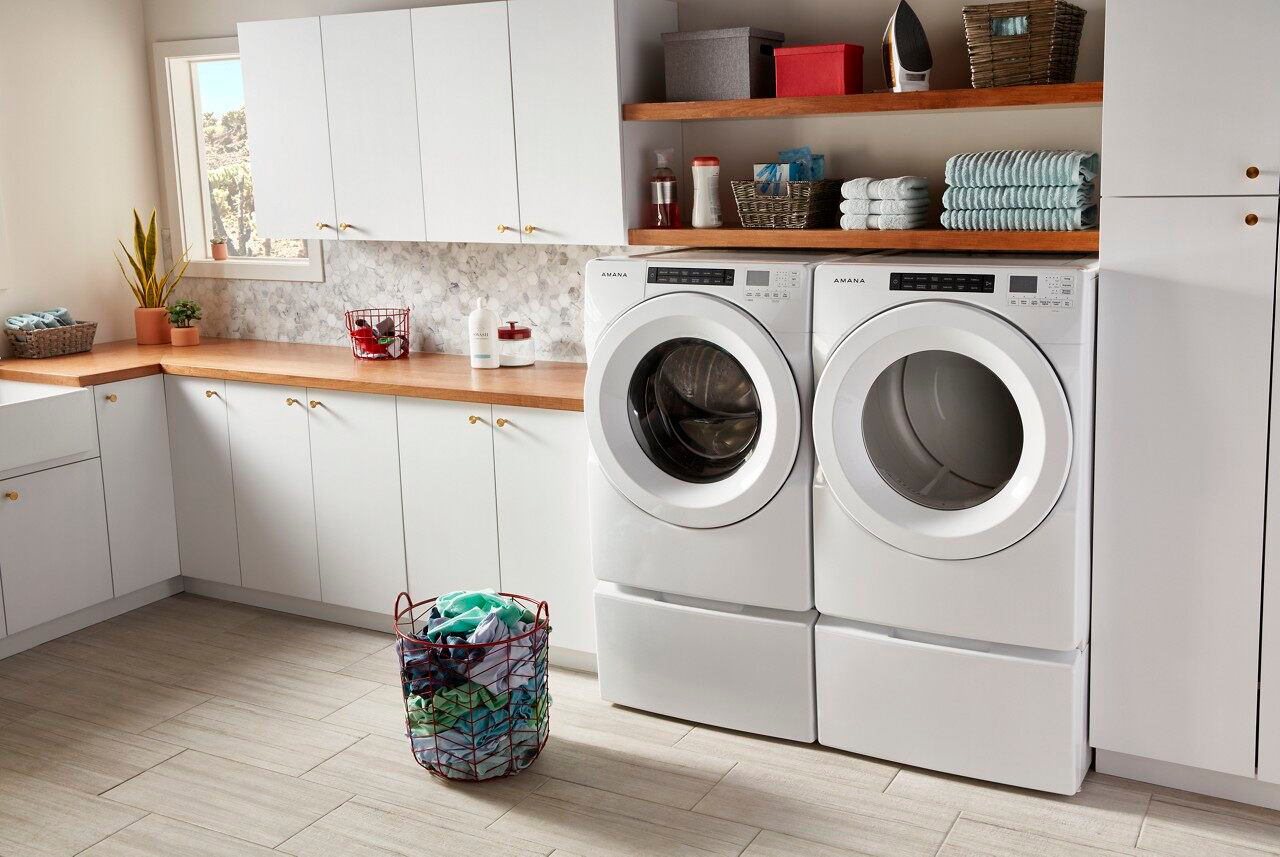 Amana front-load washer and dryer