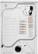Alt View 22. Amana - 7.4 Cu. Ft. Stackable Gas Dryer with Sensor Drying - White.