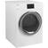 Angle. Haier - 4.3 Cu. Ft. Stackable Smart Electric Dryer with LCD Display - White.