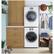 Alt View 23. Haier - 4.3 Cu. Ft. Stackable Smart Electric Dryer with LCD Display - White.
