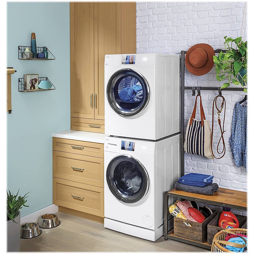 Haier HAWADREW1 Stacked Washer & Dryer Set with Portable Washer