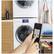 Alt View 26. Haier - 4.3 Cu. Ft. Stackable Smart Electric Dryer with LCD Display - White.