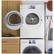 Alt View 28. Haier - 4.3 Cu. Ft. Stackable Smart Electric Dryer with LCD Display - White.