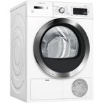 Front Zoom. Bosch - 800 Series Electric Dryer - White.