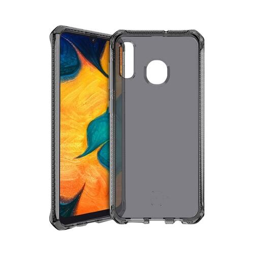 Itskins - Spectrum Clear Case for Samsung Galaxy A20 and A30 - Black/Clear