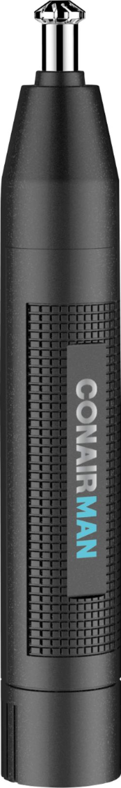 Angle View: Conair - ConairMan Battery Operated Ear/Nose Trimmer - Black