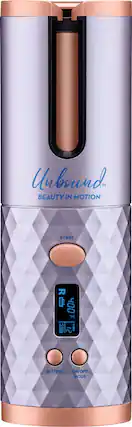 Angle. Conair - Cordless Auto Curler - Purple/Rose Gold.