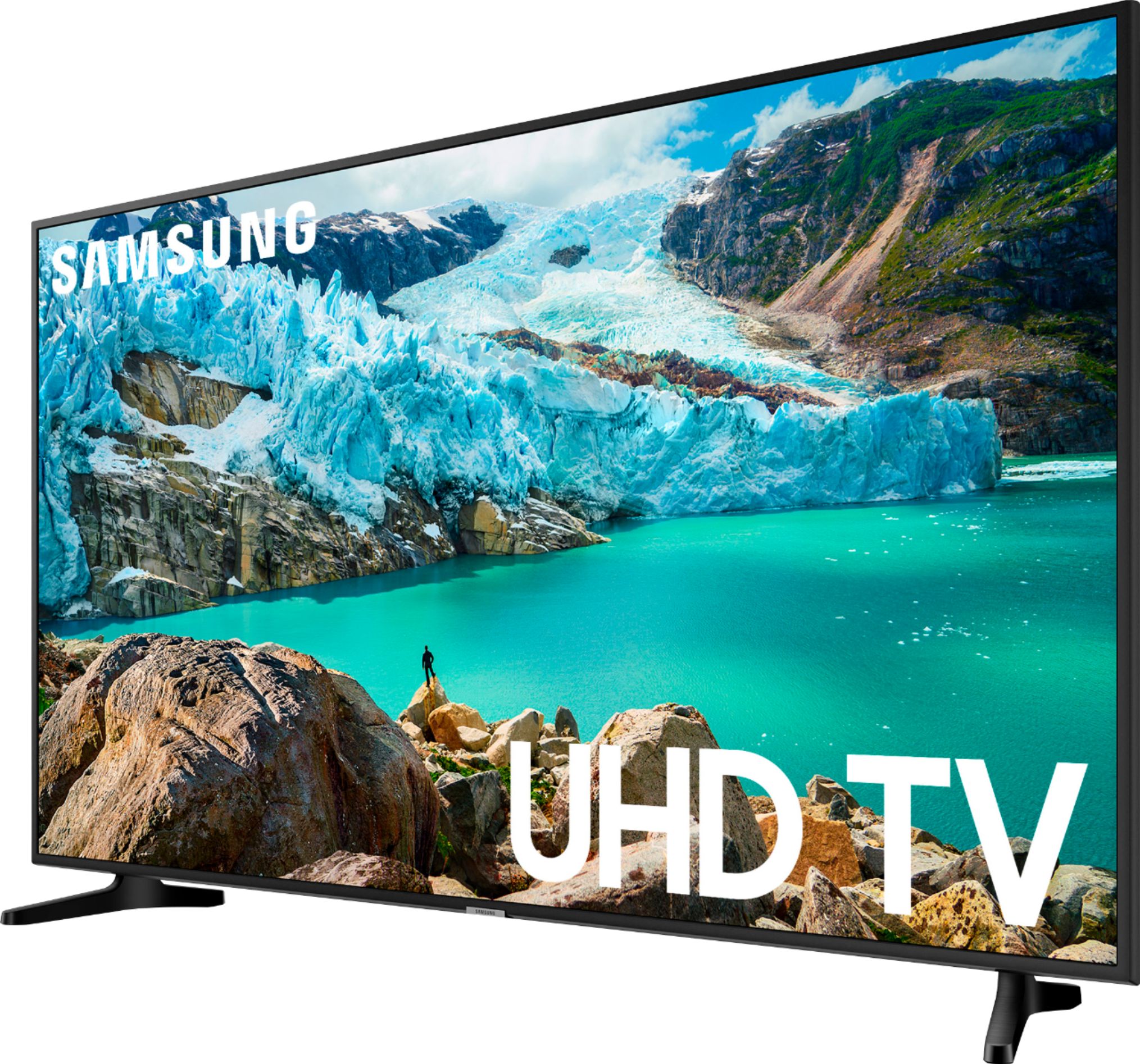 Left View: Samsung - 43" Class 6 Series LED 4K UHD Smart Tizen TV