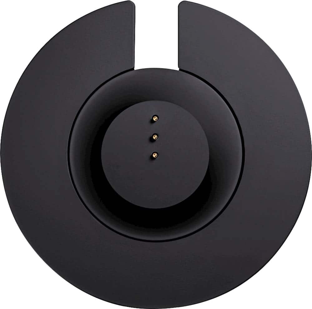 Front. Bose - Portable Smart Speaker Charging Cradle - Triple Black.