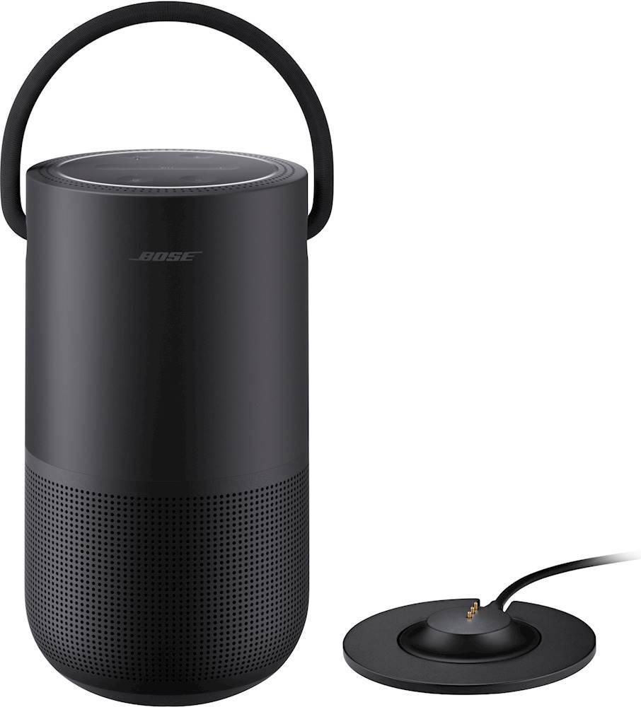 Alt View 12. Bose - Portable Smart Speaker Charging Cradle - Triple Black.