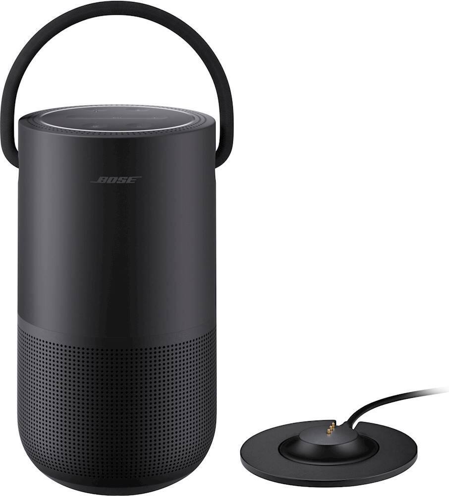 Alt View 12. Bose - Portable Smart Speaker Charging Cradle - Triple Black.