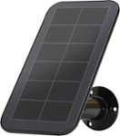 Front Zoom. Solar Panel Charger for Arlo Ultra and Pro 3 Wire-Free Security Cameras - Black.