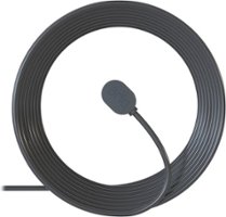 25' Outdoor Magnetic Charging Cable for Arlo Ultra and Pro 3 Security Cameras - Black - Front_Zoom
