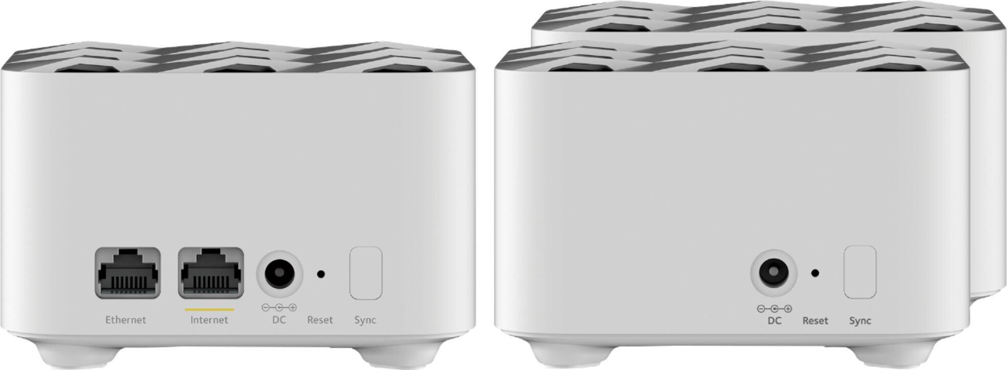 Alt View 11. NETGEAR - Orbi AC1200 Dual-Band Mesh Wi-Fi System (3 Pack) - White.