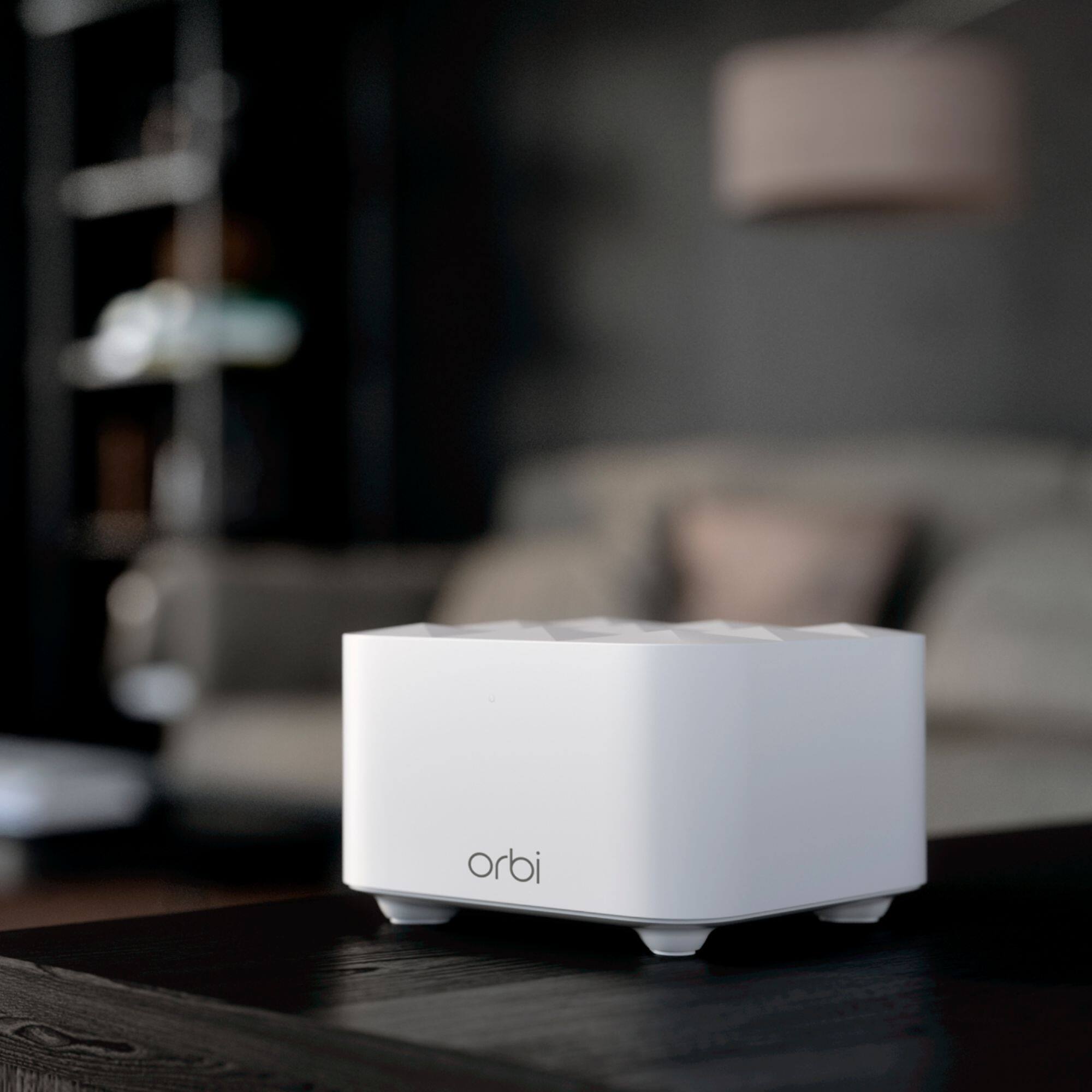 Alt View 16. NETGEAR - Orbi AC1200 Dual-Band Mesh Wi-Fi System (3 Pack) - White.