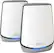 Left. NETGEAR - Orbi 850 Series AX6000 Tri-Band Mesh Wi-Fi 6 System (2-pack) - White.