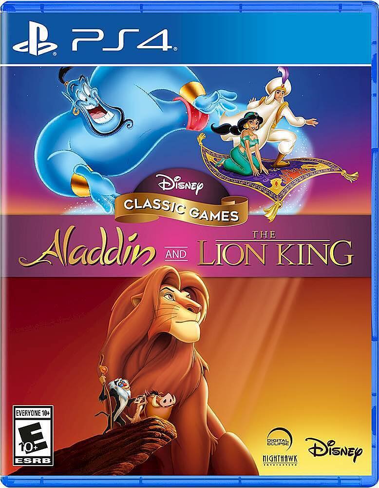Front. Disney - Classic Games: Aladdin and The Lion King.