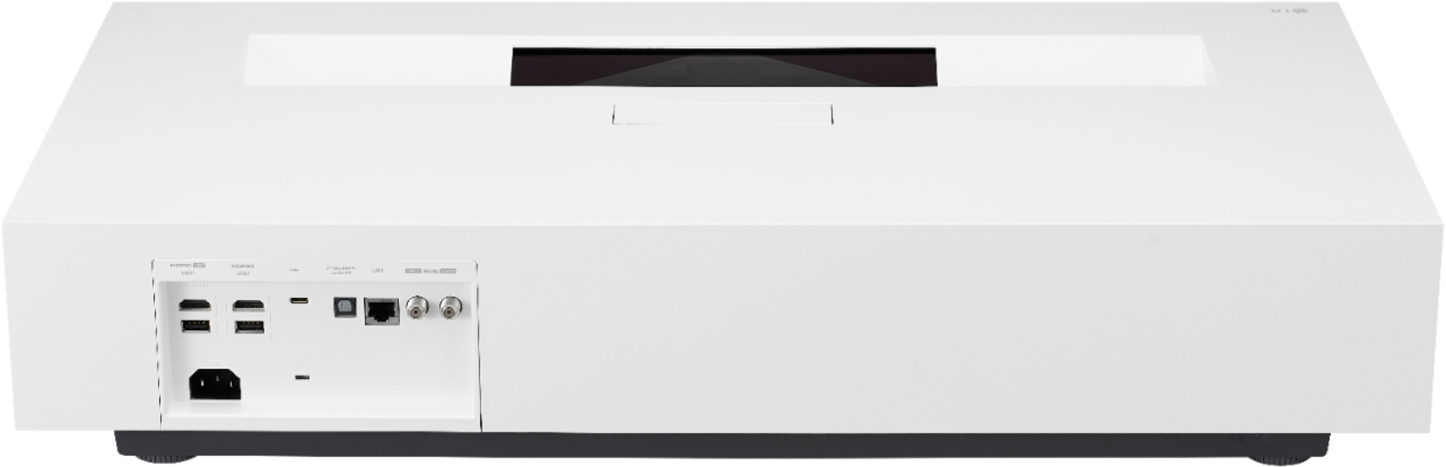 Back View: LG - 6.3 cu ft Electric Slide In Range with Air Fry and Smart Wi-Fi Enabled - Black stainless steel
