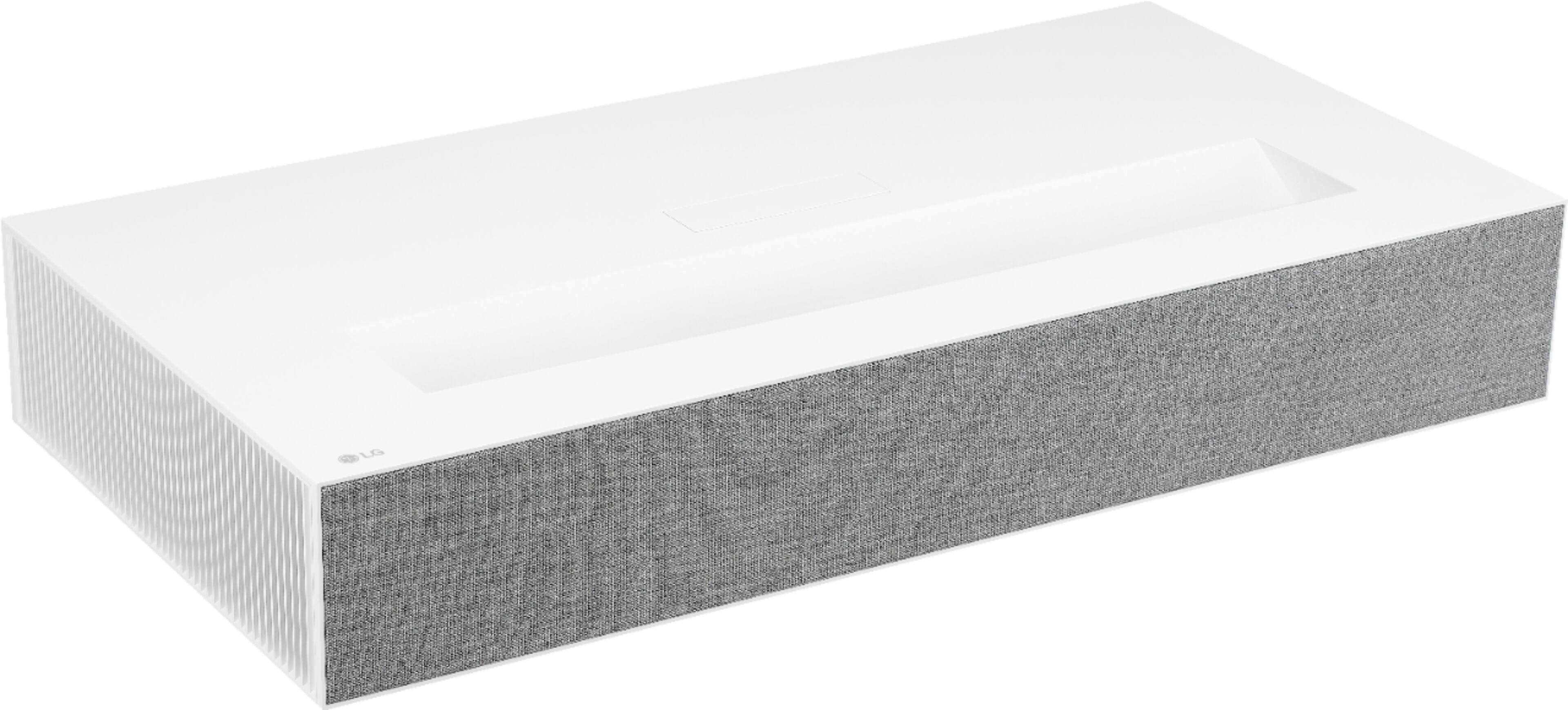 Angle. LG - CineBeam 4K UHD Wireless Smart Laser Short Throw Projector with High Dynamic Range - White.