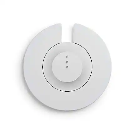 Front. Bose - Portable Smart Speaker Charging Cradle - Luxe Silver.