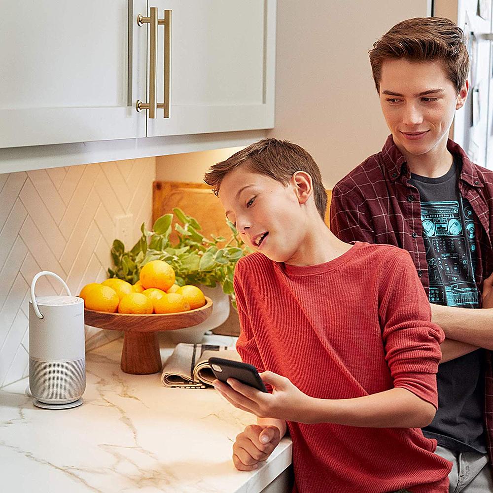 Alt View 11. Bose - Portable Smart Speaker Charging Cradle - Luxe Silver.