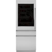 Monogram - 14.6 Cu. Ft. Bottom-Freezer Built-In Refrigerator - Front_Zoom