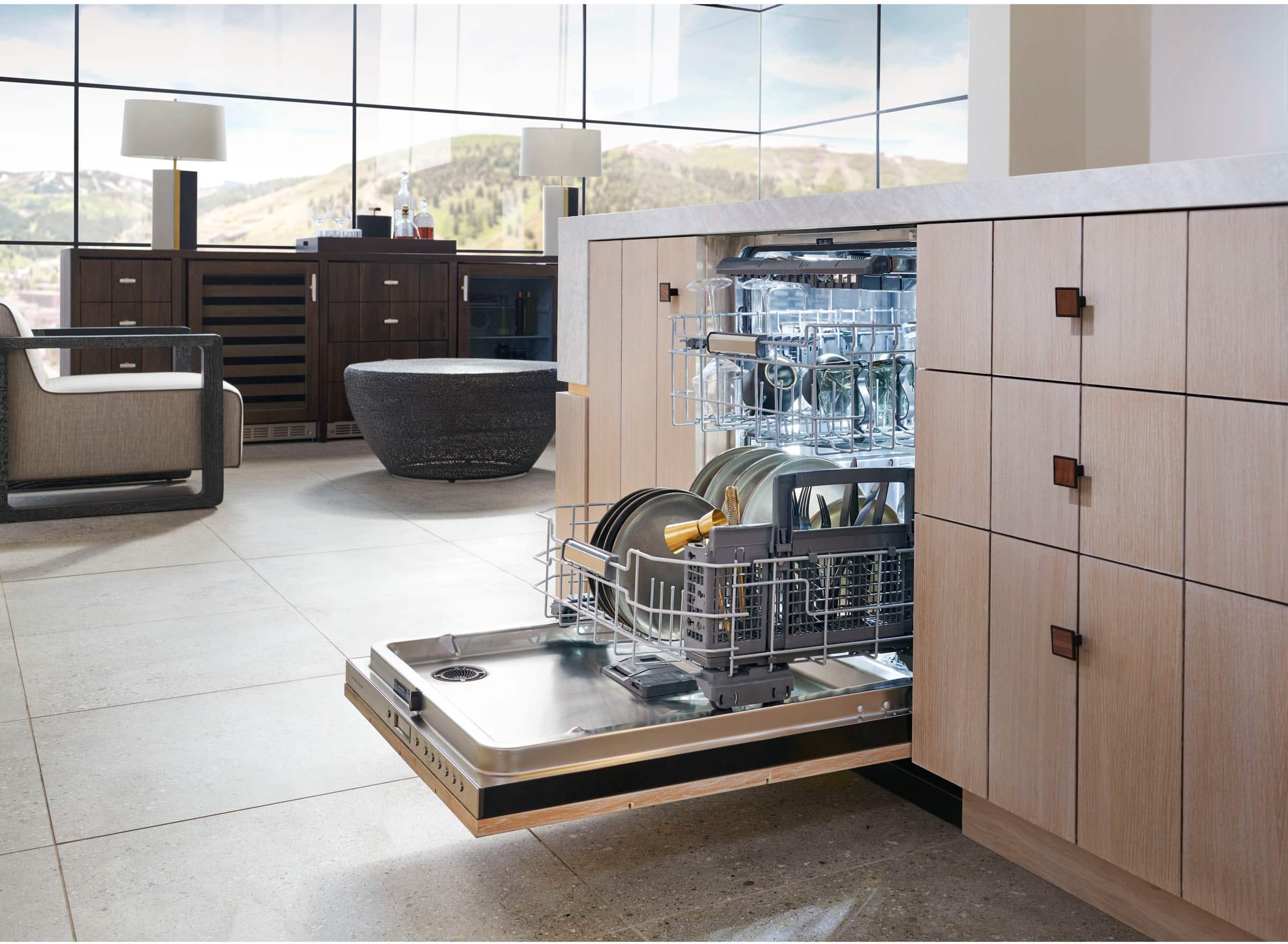 Alt View 16. Monogram - Top Control Smart Built-In Stainless Steel Tub Dishwasher with 3rd Rack and 42 dBa - Custom Panel Ready.