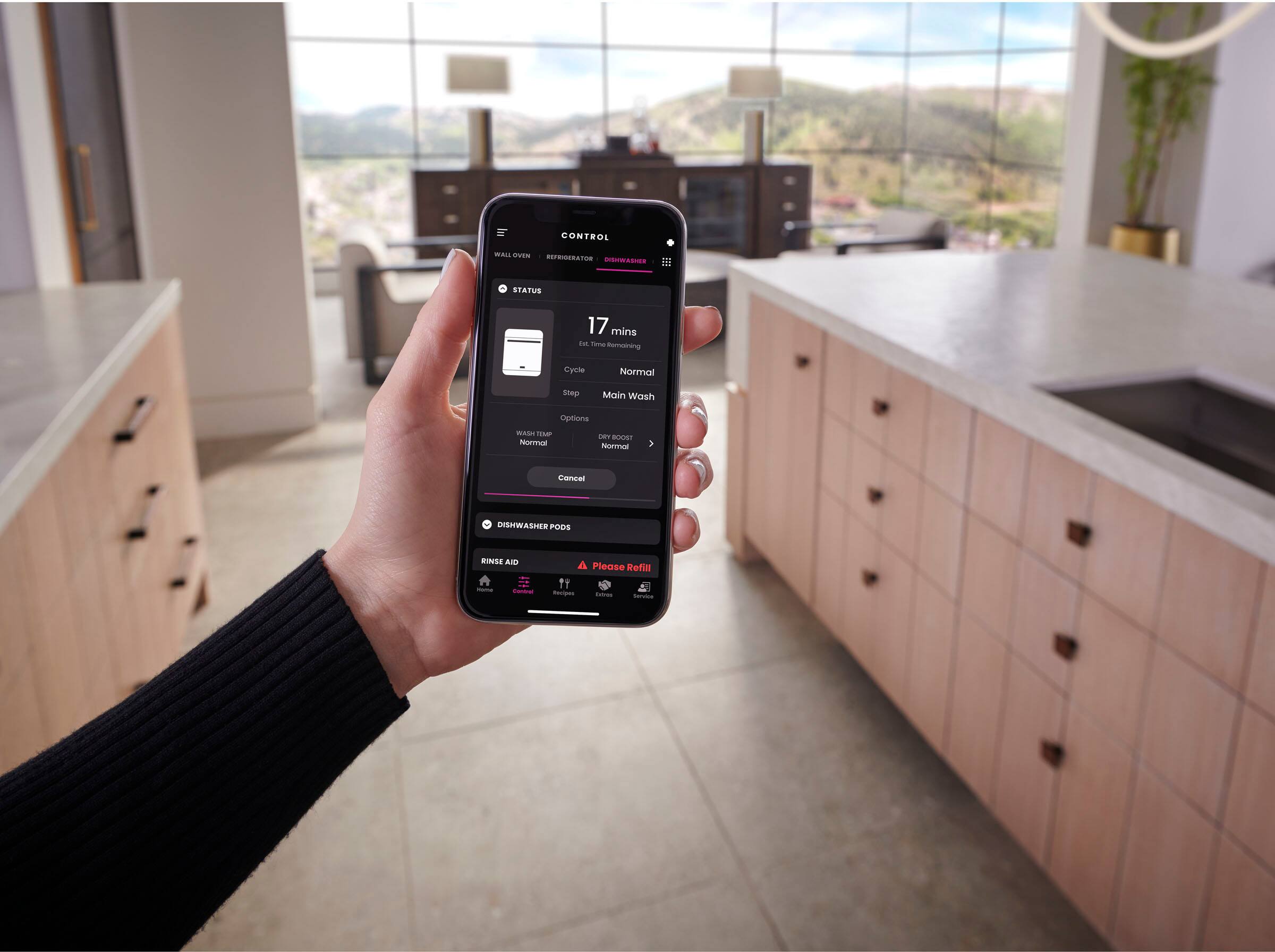 Alt View 21. Monogram - Top Control Smart Built-In Stainless Steel Tub Dishwasher with 3rd Rack and 42 dBa - Custom Panel Ready.