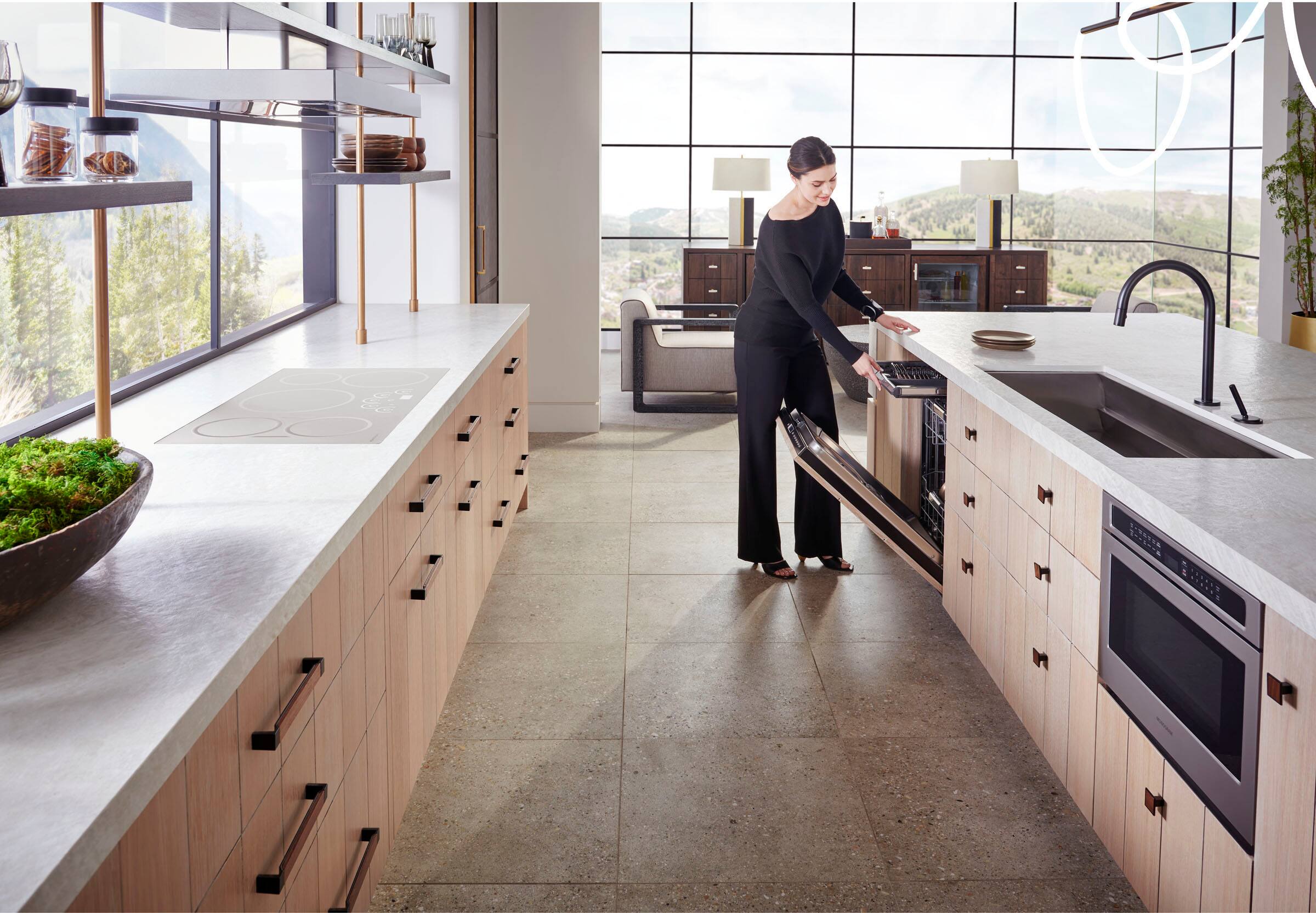 Alt View 23. Monogram - Top Control Smart Built-In Stainless Steel Tub Dishwasher with 3rd Rack and 42 dBa - Custom Panel Ready.