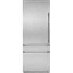 Monogram - 14.1 Cu. Ft. Bottom-Freezer Built-In Refrigerator - Front_Standard