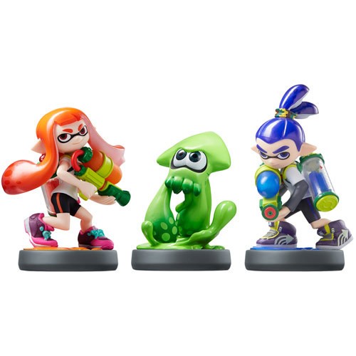 Best Buy Nintendo Amiibo Figures Splatoon Series Inkling Girl Inkling Squid Inkling Boy Nvleae3a