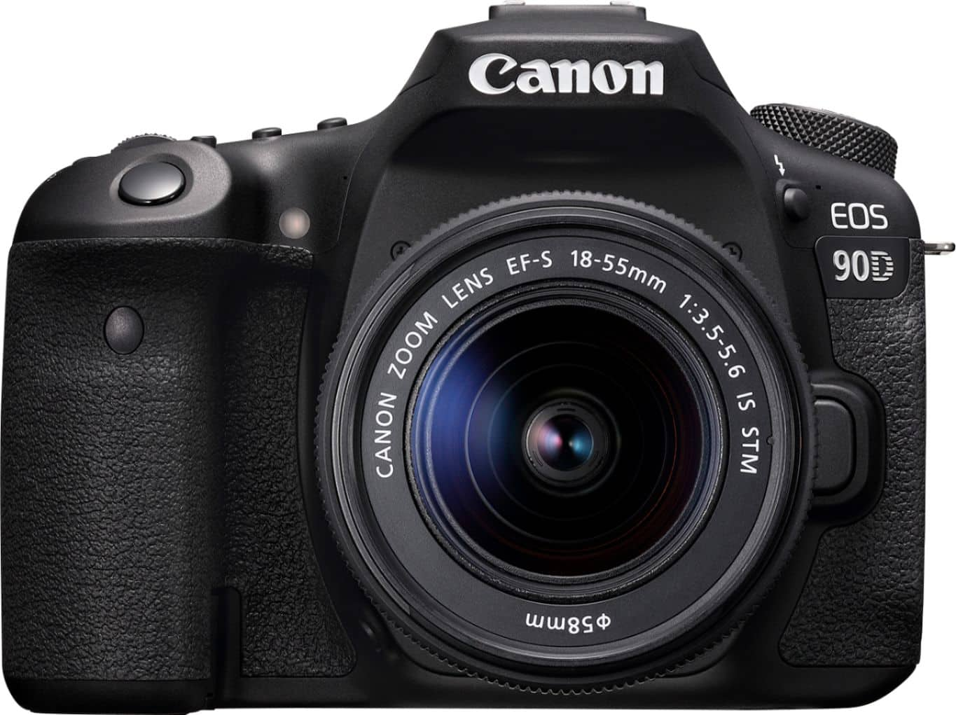  Canon EOS 90D  DSLR Camera with EF S 18 55mm Lens Black 