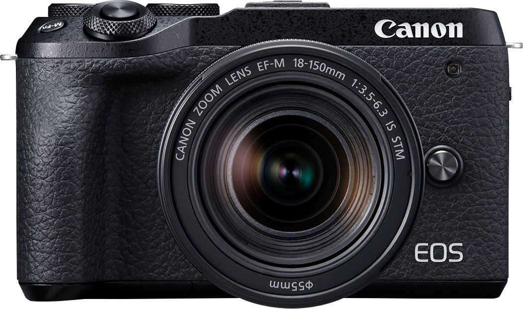 Canon EOS M6 Mark II Mirrorless Camera with EF-M 18-150mm Lens and EVF-DC2  Viewfinder Black 3611C021 - Best Buy
