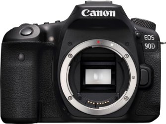 Canon - EOS 90D DSLR Camera (Body Only) - Black - Front_Zoom