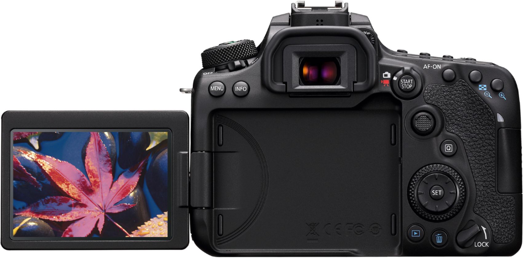 Canon - EOS 90D DSLR Camera (Body Only) - Black