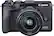 Front. Canon - EOS M6 Mark II Mirrorless Camera with EF-M 15-45mm Lens and EVF-DC2 Viewfinder - Black.