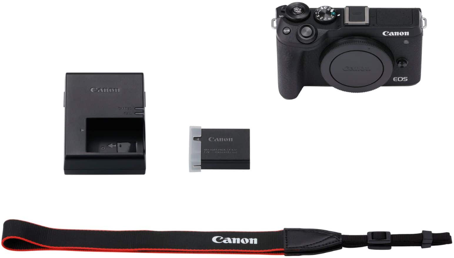 Canon EOS M6 Mark II Mirrorless Camera (Body Only) Black 3611C001