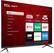 Angle. TCL - 65" Class 5 Series LED 4K UHD Smart Roku TV - Black Metal.
