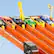 Angle Zoom. Hot Wheels - Super 6-Lane Raceway Track Set - Orange.