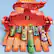 Alt View 11. Hot Wheels - Super 6-Lane Raceway Track Set - Orange.