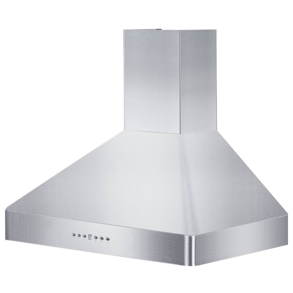 Alt View 11. ZLINE - 36" Externally Vented Range Hood - Brushed Stainless Steel.