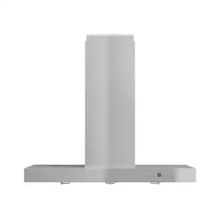 Front. ZLINE - 48" Externally Vented Range Hood - Stainless steel.