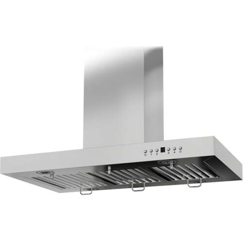 Alt View 14. ZLINE - 48" Externally Vented Range Hood - Stainless steel.