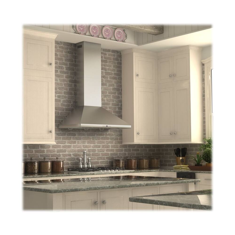 Left View: ZLINE - 30" Externally Vented Range Hood - Stainless steel